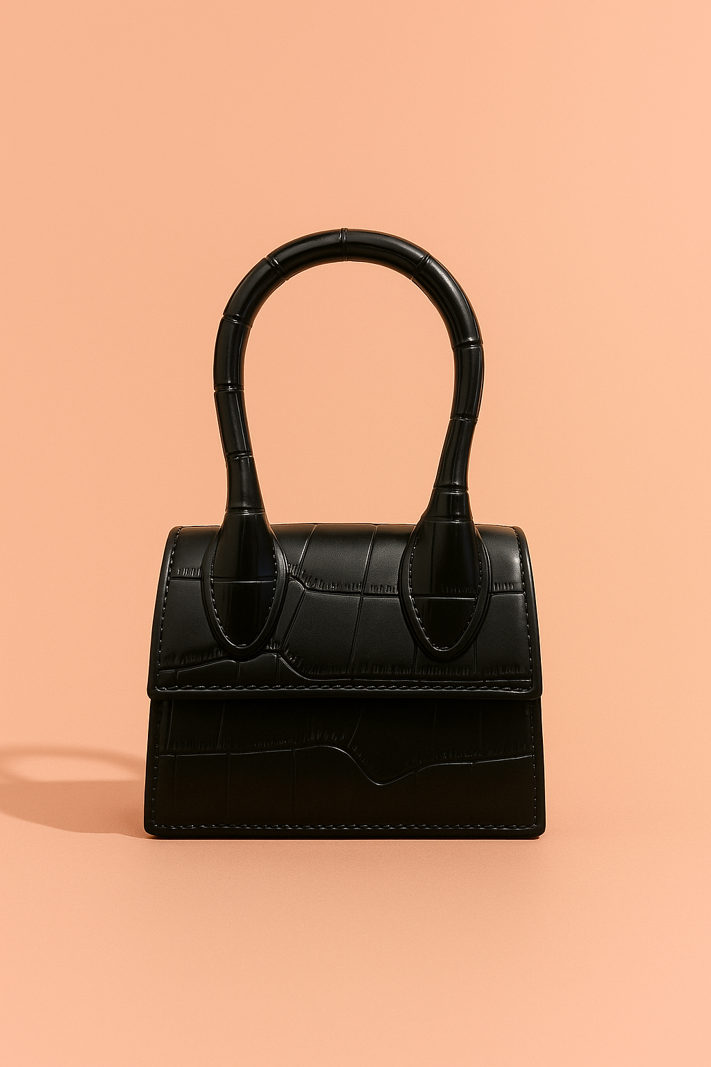Black Crocodile Bag