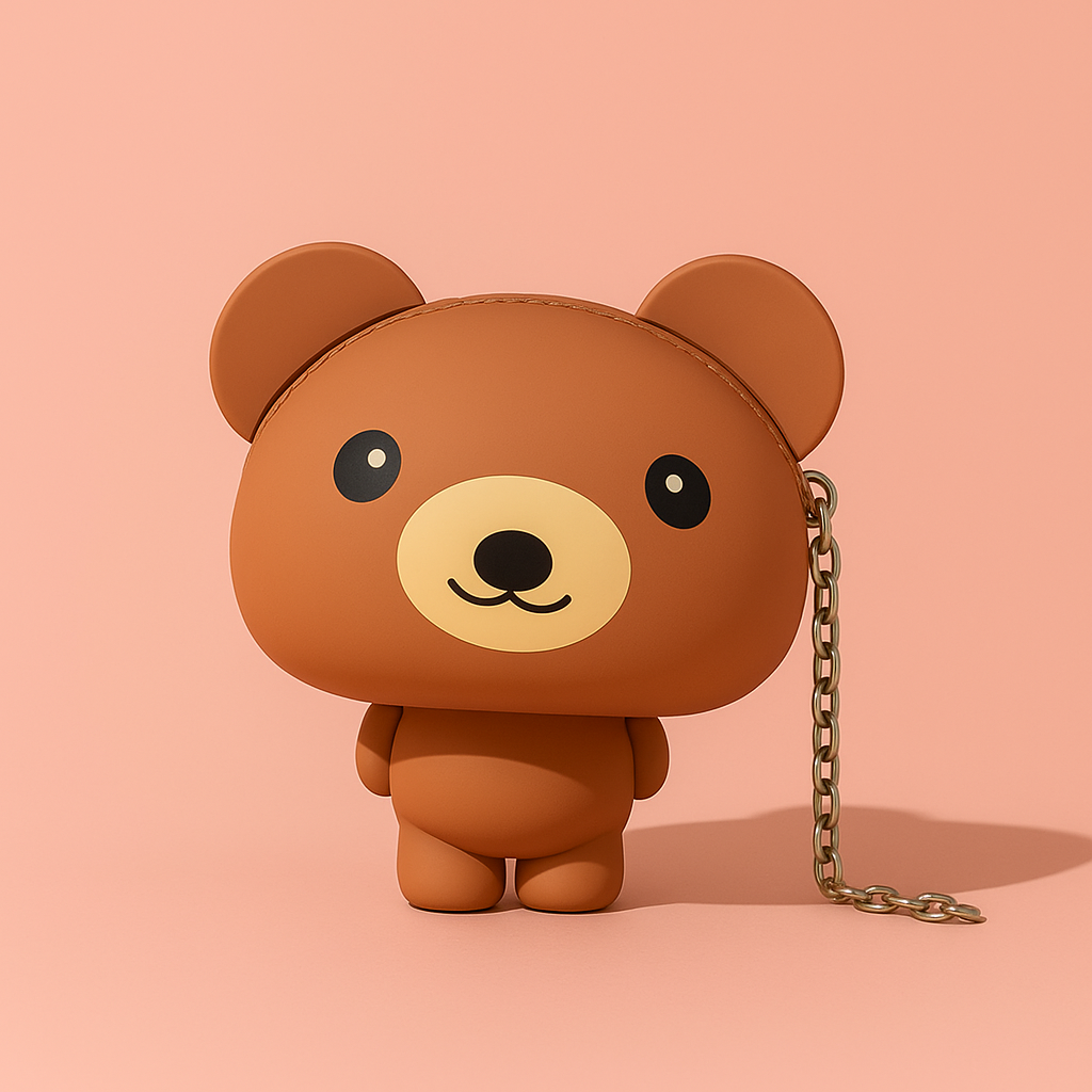 Tan Brown Teddy Bag